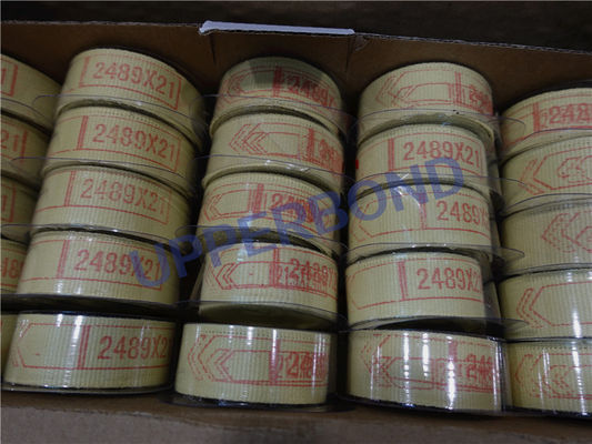 خرید 2489 * 21 میلی متر نوار تزئینی تزئینی آرامید زرد تزئینی تولید آنلاین